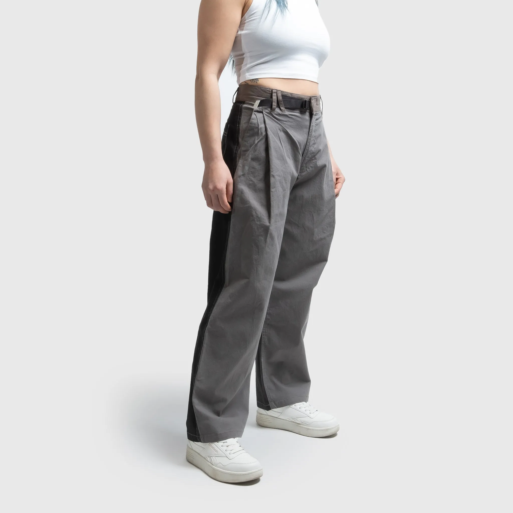 Wide Tuck Pants