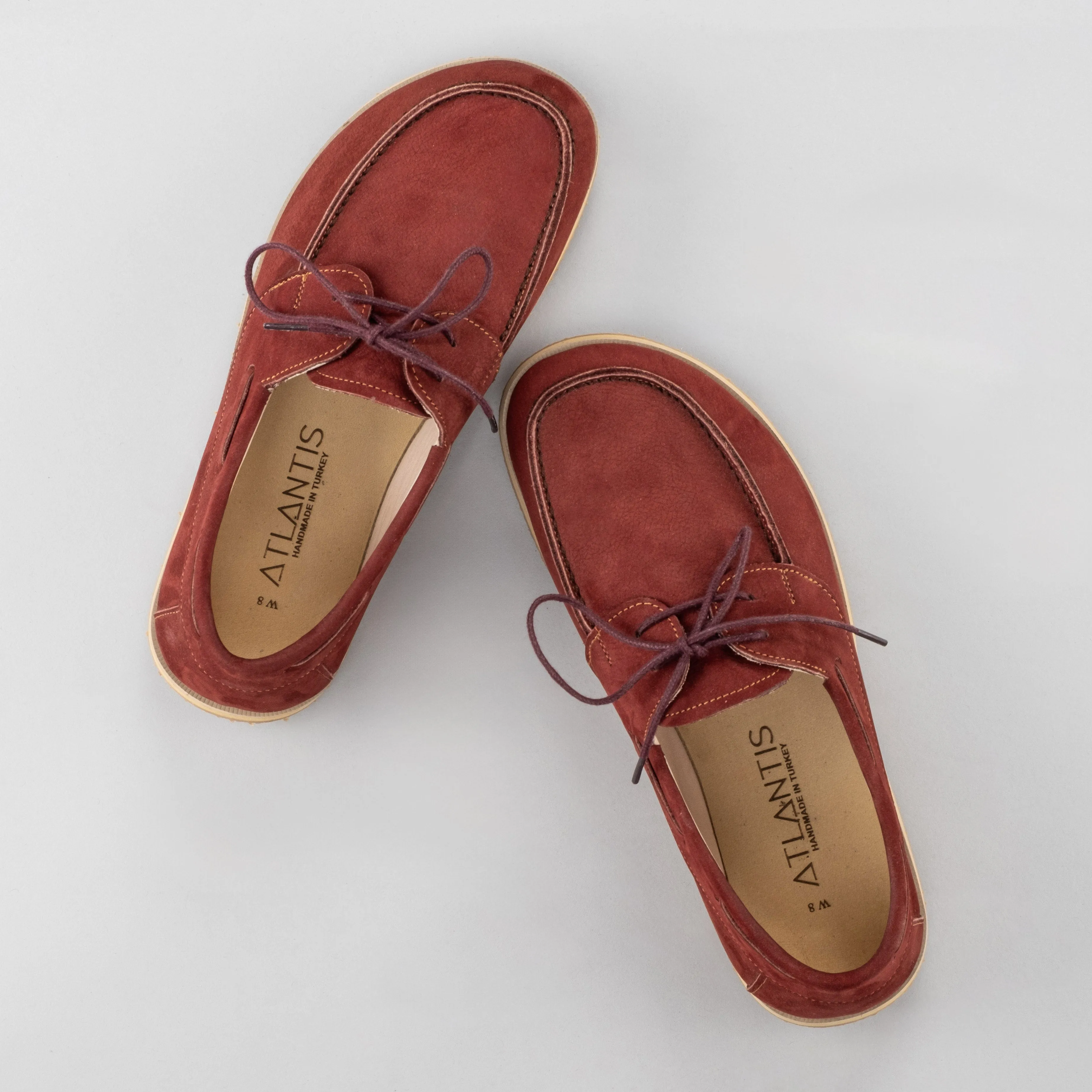 Women's Burgundy Boat Shoes