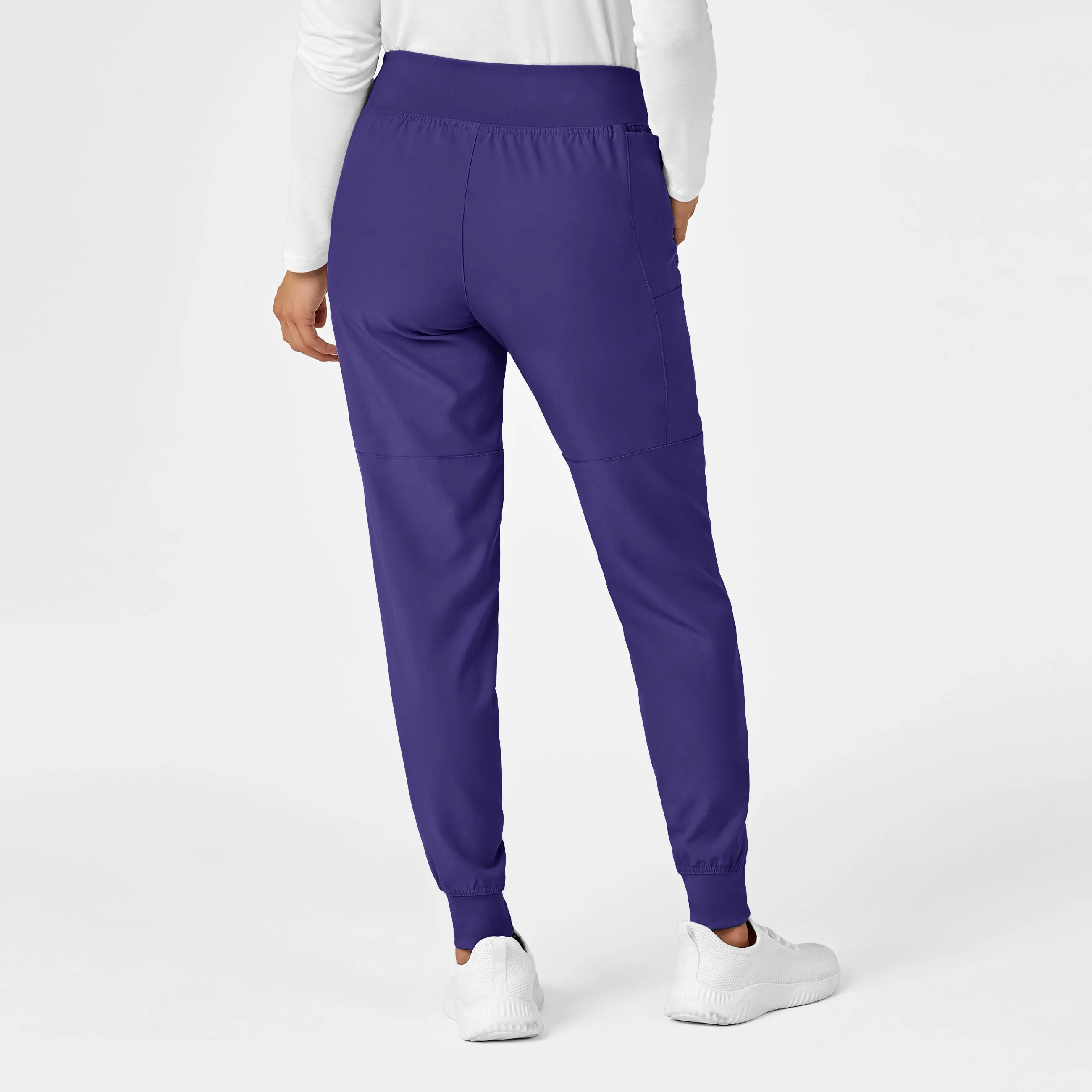 WonderWink W123 Women's 5555 Yoga Waist Jogger Scrub Pant - PETITE