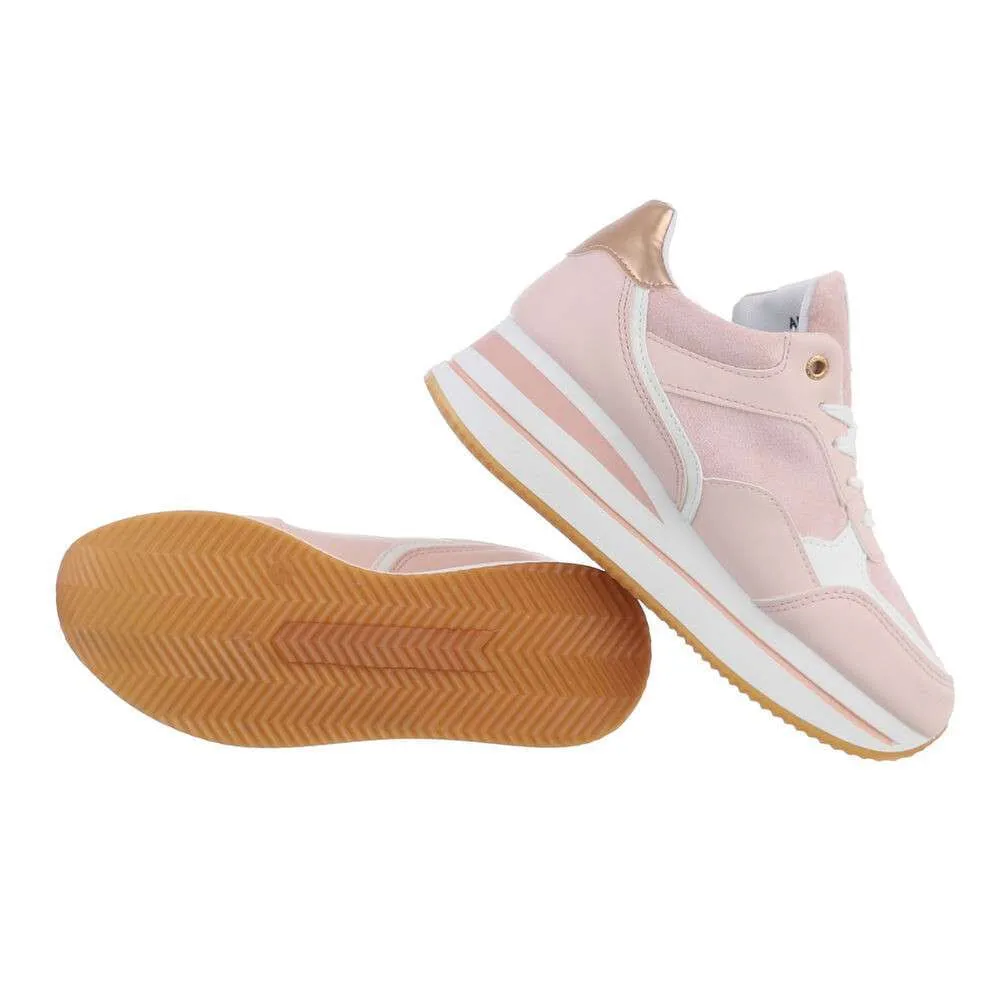 Zapatillas Eco Piel Ante Lilian Pink