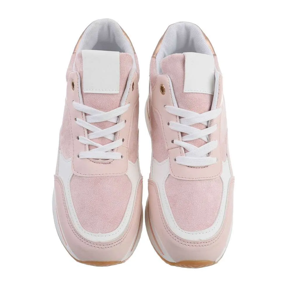 Zapatillas Eco Piel Ante Lilian Pink