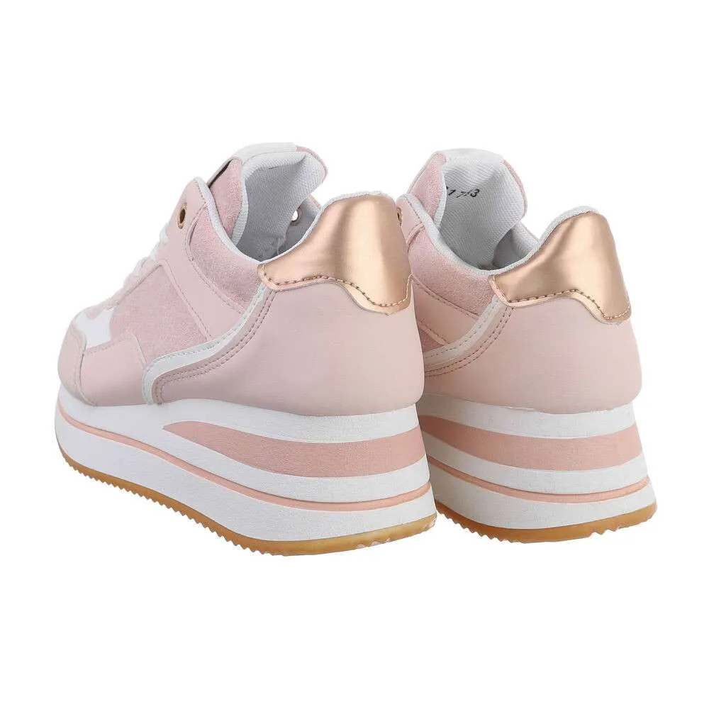 Zapatillas Eco Piel Ante Lilian Pink