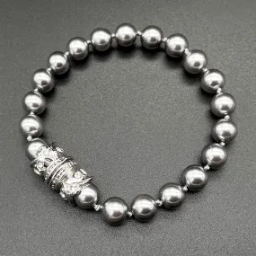 【カナダ輸入】ヴィンテージ NOLAN MILLER ガラスパール ブレスレット/Vintage NOLAN MILLER Glass Pearl Bracelet