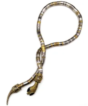 【チェコ買付】ヴィンテージ スネイク ネックレス/Vintage Snake Necklace