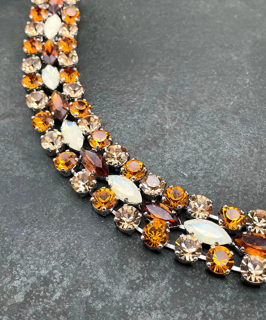 【ドイツ買付】ヴィンテージ SEIBOTH トパーズ ビジュー ブレスレット/Vintage SEIBOTH Topaz Bijou Bracelet