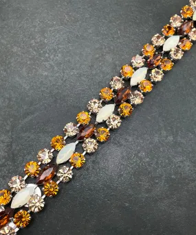 【ドイツ買付】ヴィンテージ SEIBOTH トパーズ ビジュー ブレスレット/Vintage SEIBOTH Topaz Bijou Bracelet