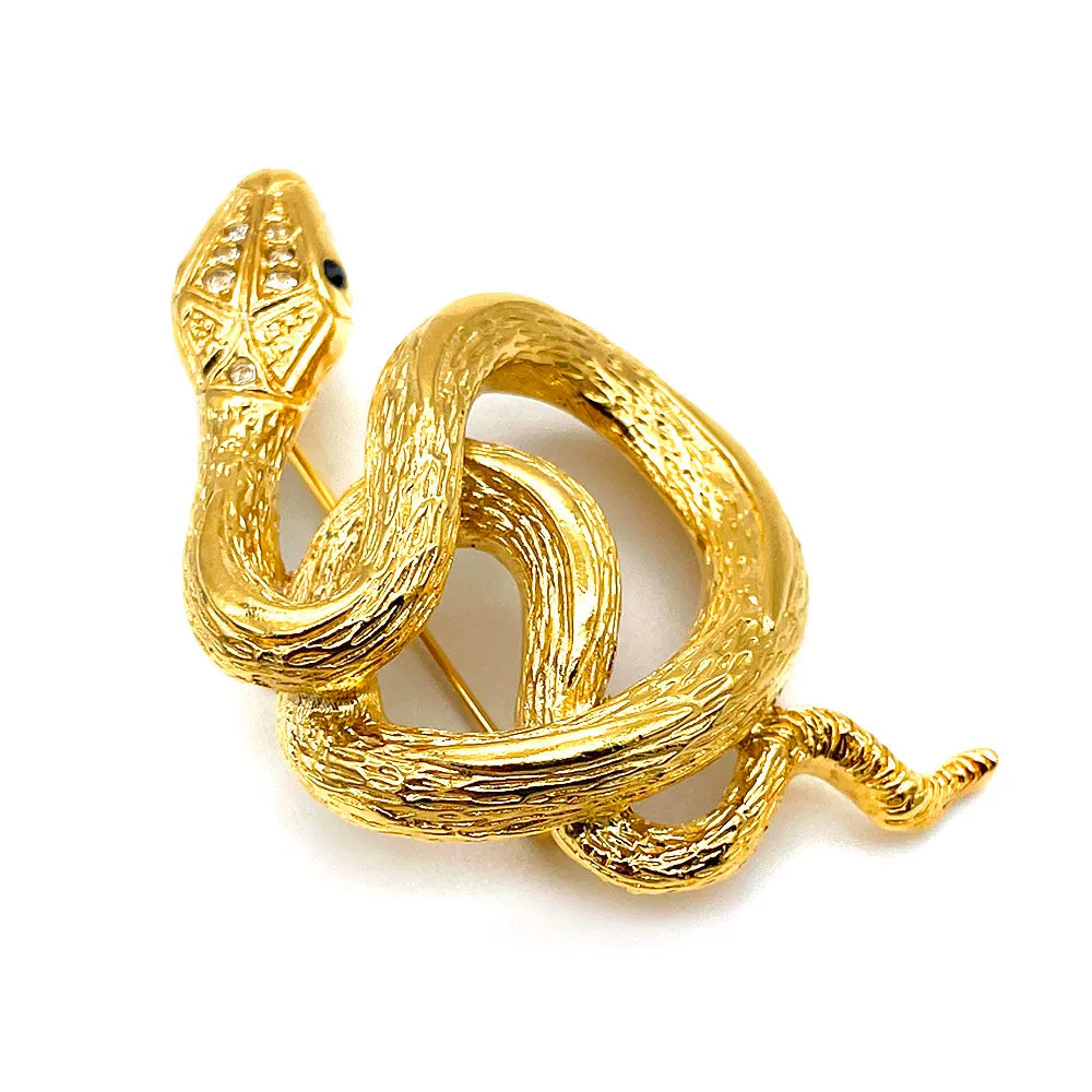 【フランス輸入】 ヴィンテージ SPHINX  スネーク ブローチ/Vintage SPHINX Snake Brooch